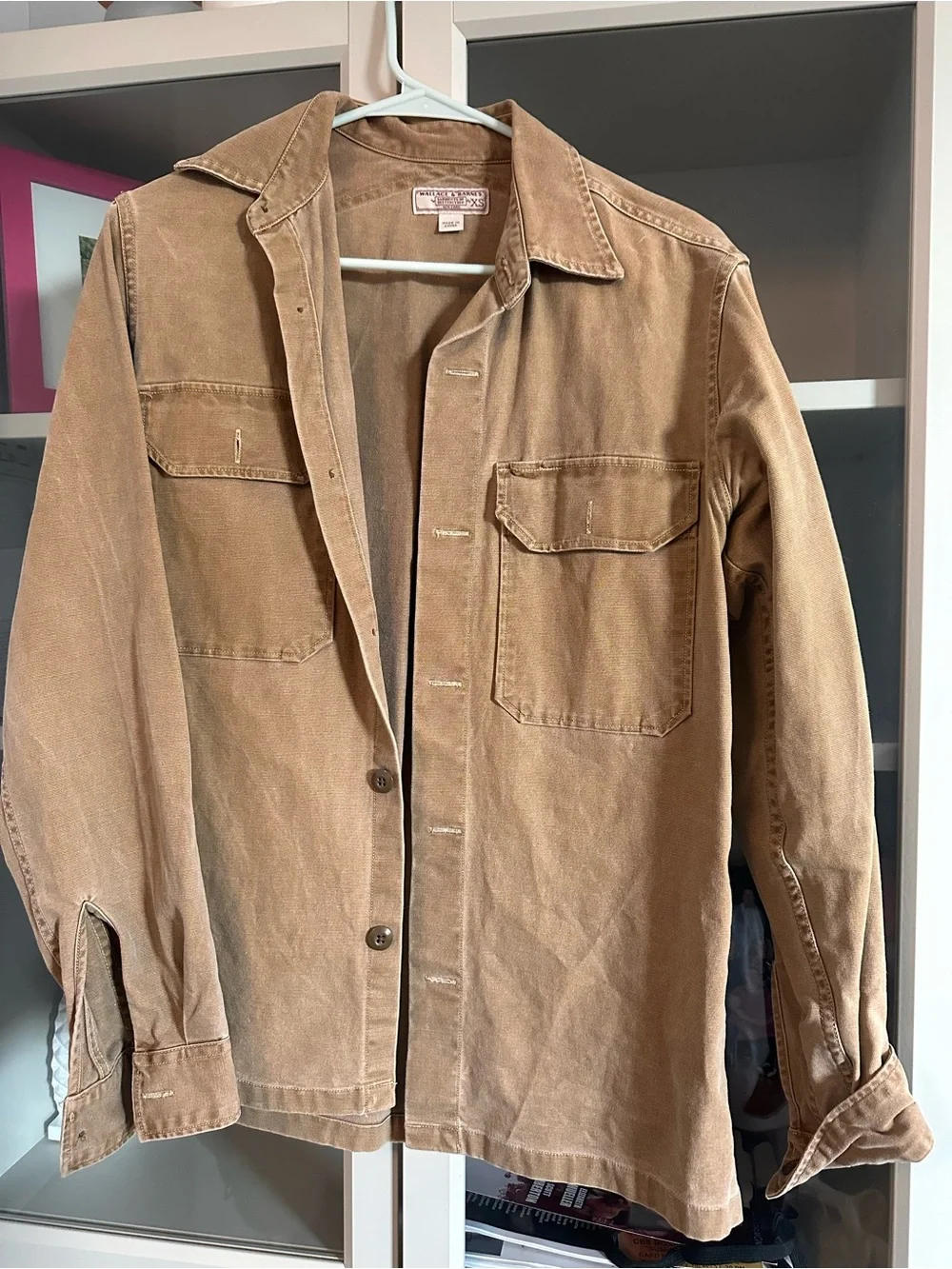 J.Crew Wallace &Barnes Men's Casual Workshirt Jacket in Light Brown